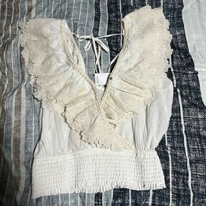 Jennifer grace cropped blouse